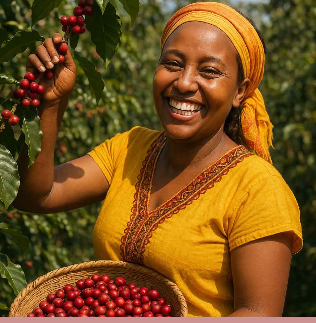 Ethiopian coffee beans